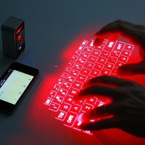 TECLADO LÁSER NTELIGENTE - BLUETOOTH, INALAMBRICO