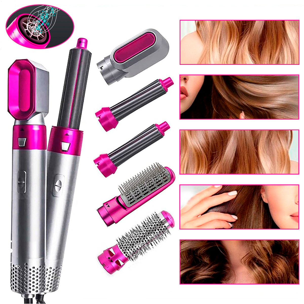 Cepillo secador 5 en 1 | best seller