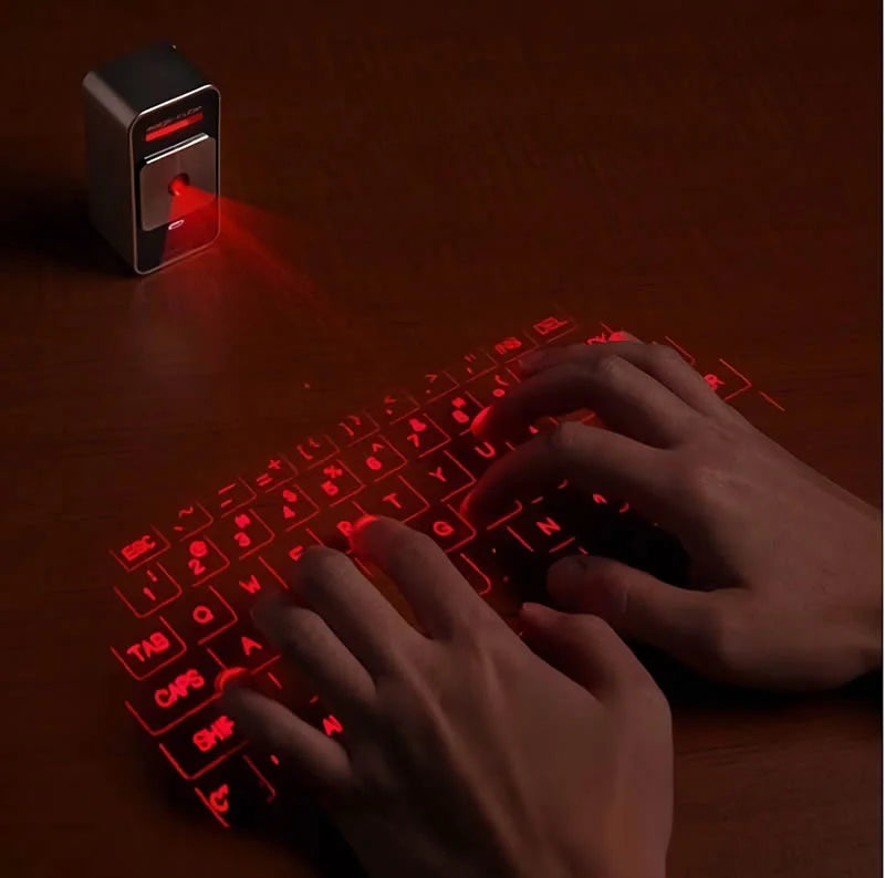 TECLADO LÁSER NTELIGENTE - BLUETOOTH, INALAMBRICO