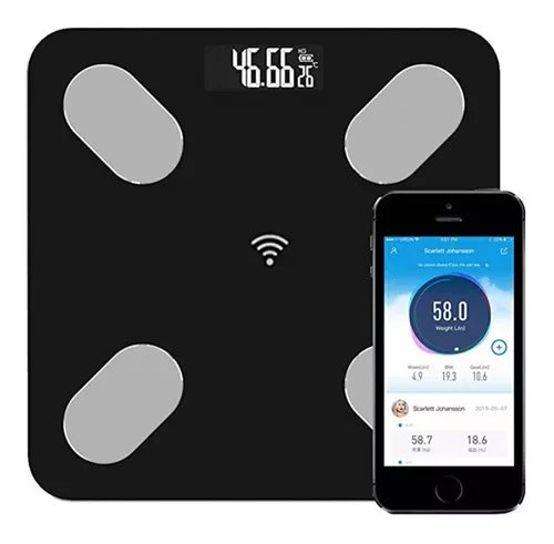 Bascula Inteligente Pesa Bluetooth Vidri