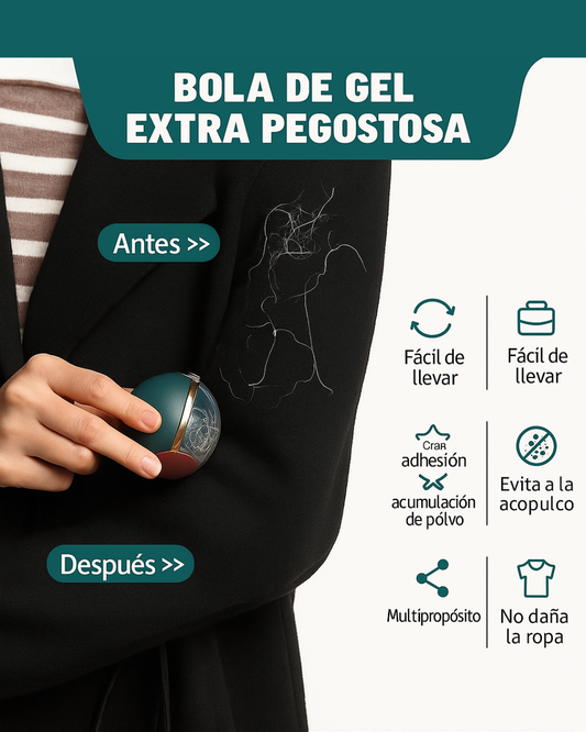 Bola quita motas reutilizable y lavable
