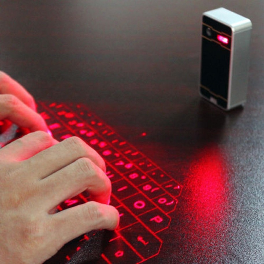 TECLADO LÁSER NTELIGENTE - BLUETOOTH, INALAMBRICO